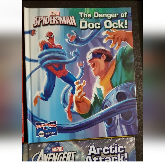 :* 5 MARVEL SPIDERMAN AVENGERS GUARDIANS Story Reader Me Reader Hardcover books - Picture 4 of 12